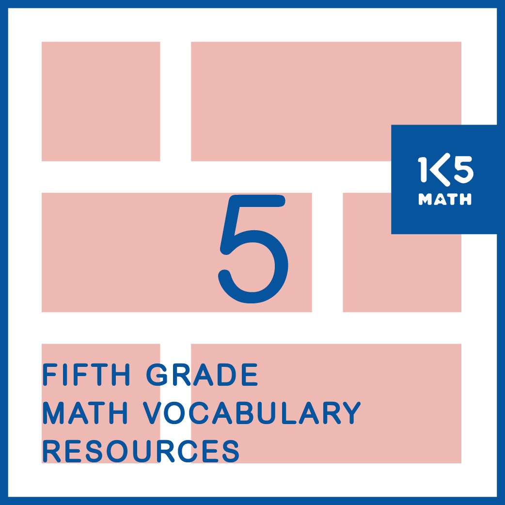 5th Grade Math Vocabulary Resources