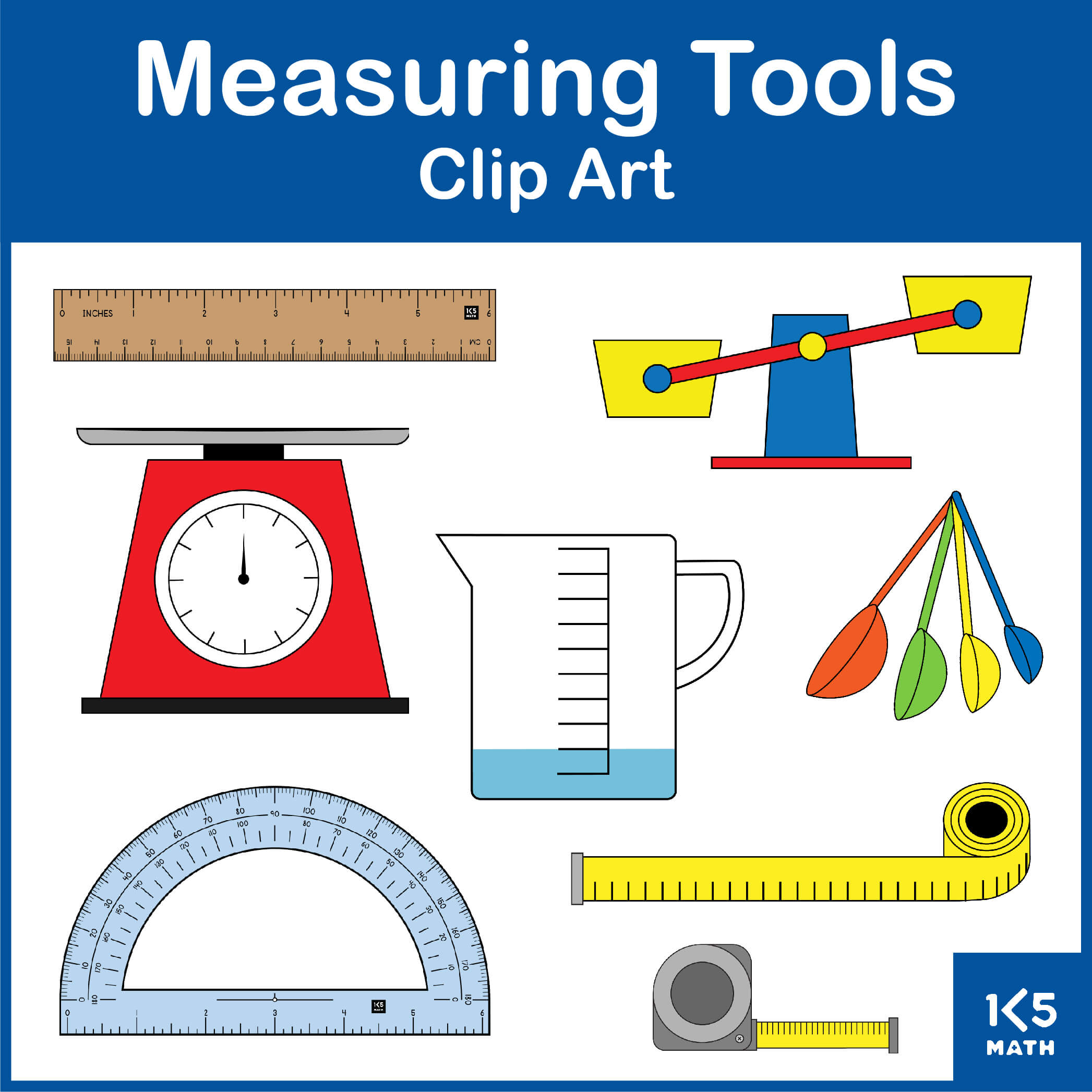 14 measuring cup clip art