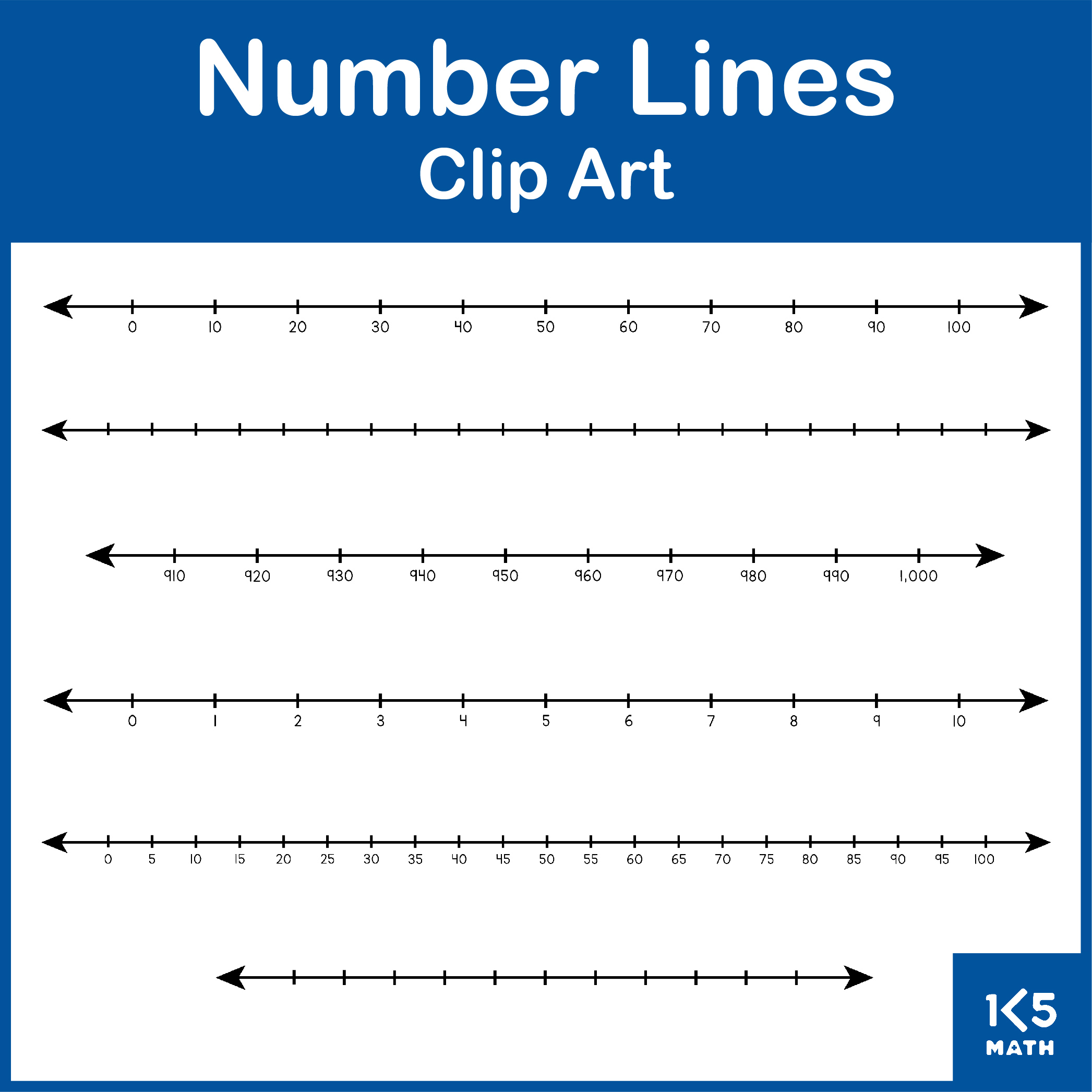 number-lines-clip-art